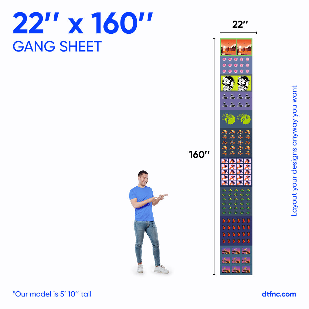 DTF Transfers - Upload Your Gang