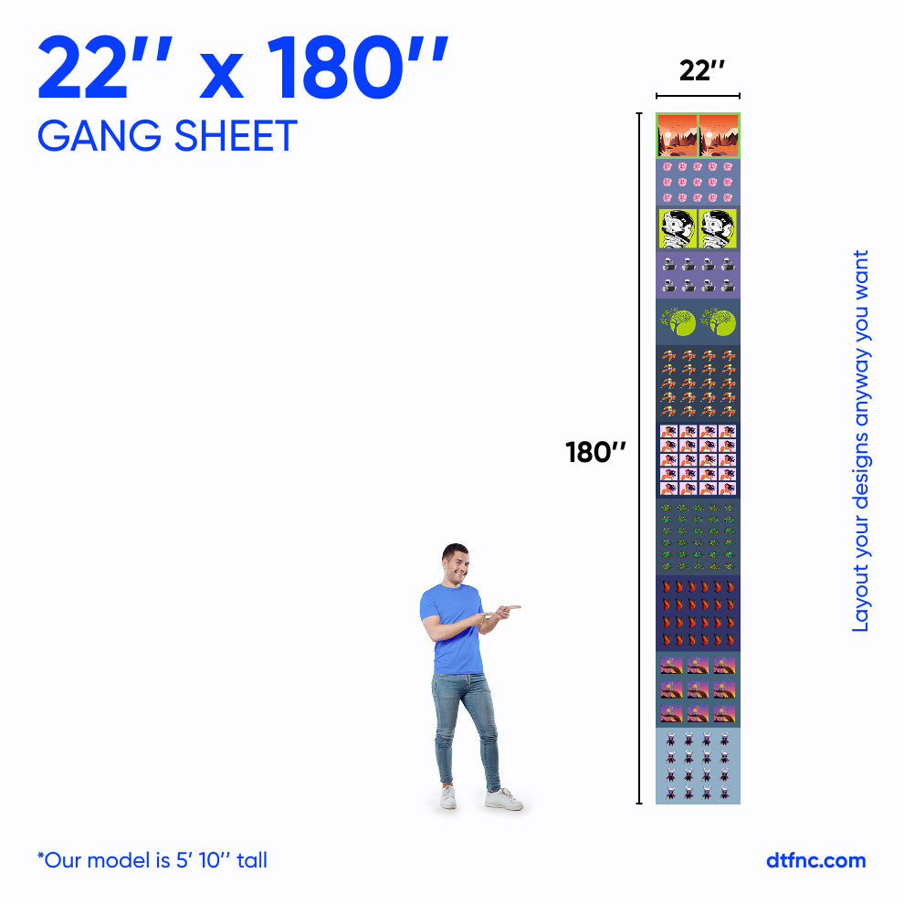 DTF Transfers - Upload Your Gang