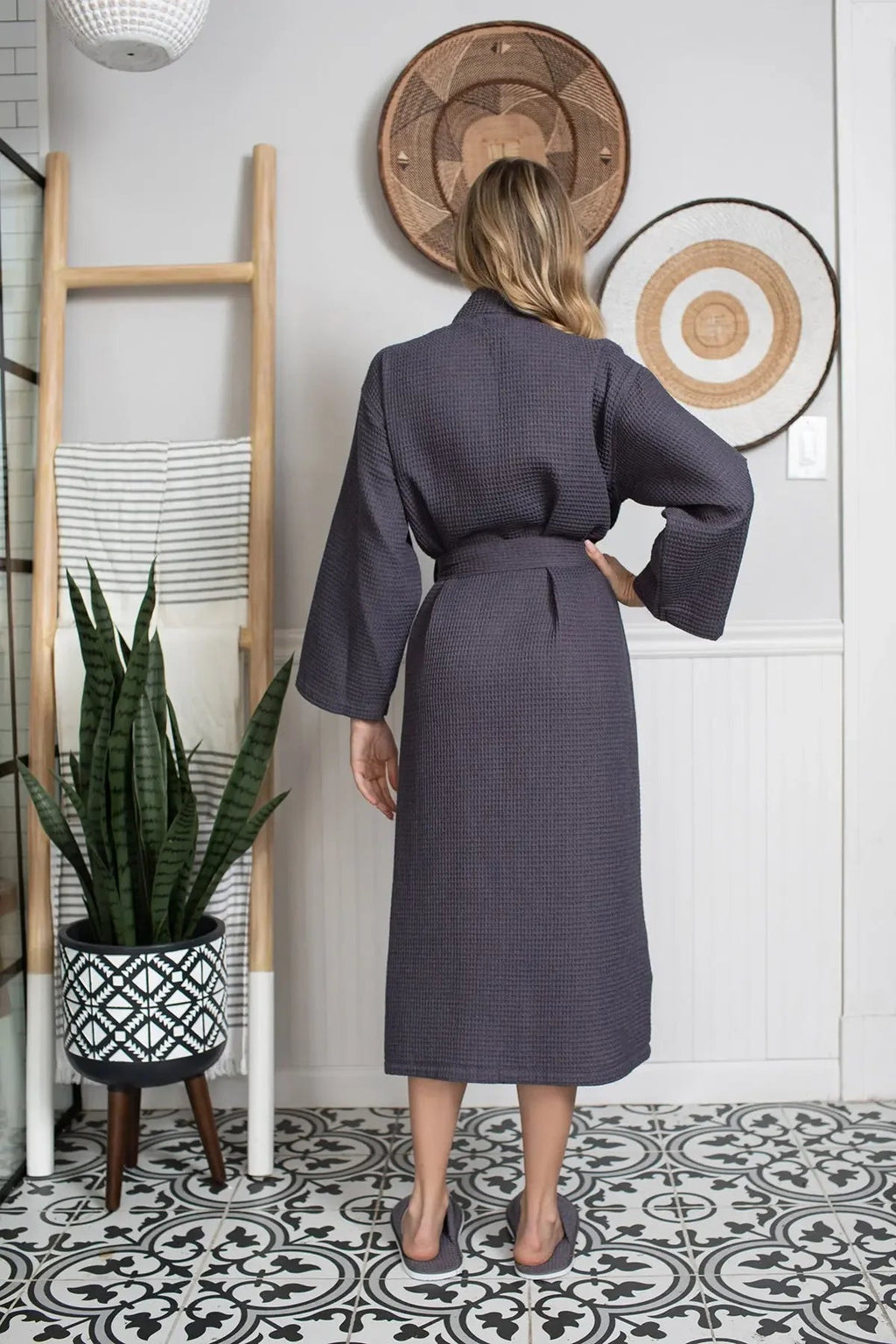 Waffle Robe Womens – Lightweight, Quick-Dry Spa Comfort